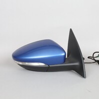 2009-2016 Volkswagen EOS Right Door Mirror Rising Blue 1Q1857508BG OEM Used