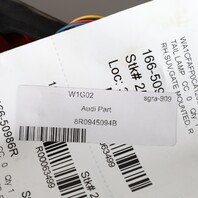 2013-2017 Audi Q5 Right Tail Light 8R0945094B OEM Used