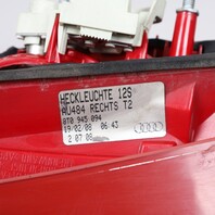 2008-2016 Audi A5 S5 Right Tail Light W/O LED 8T0945094 OEM Used