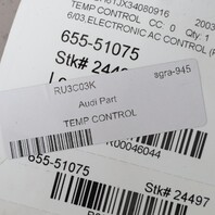 2001-2003 Volkswagen GTI Jetta Climate Control Panel 3B1907044C OEM Used