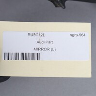 2010-2016 Audi A4 Left Door Mirror Side View Black 8K1857409AG OEM Used