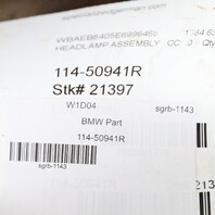 1978-1984 BMW 633csi 635csi Right Passenger Headlight 63121360714 OEM