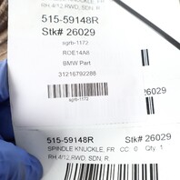 2012-2015 BMW 320i 328i 335i Right Front Spindle Knuckle Hub OEM