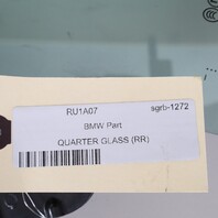 2007-2010 BMW 650i M6 Convertible Right Quarter Glass Window 51357186644 OEM