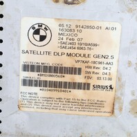 BMW 128i 135i 328i 335i 528i X5 Satellite Radio Receiver 65129142850 OEM Used