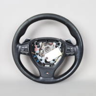 2013-2015 BMW M5 F10 Steering Wheel M-Sport Paddle Shift 32337845948 OEM Used