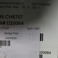 2007-2012 Dodge Ram 2500 3500 6.7 Cummins Engine Crankshaft 4935689 OEM Used