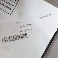 2008-2010 BMW 528i 535i 550i Left Door Mirror Space Grey 51167189623 OEM Used