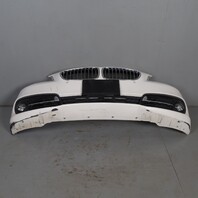 2014-2016 BMW 528i 535i 550i F10 Front Bumper Cover White 51117332681 OEM Used