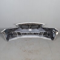 2014-2016 BMW 528i 535i 550i F10 Front Bumper Cover White 51117332681 OEM Used