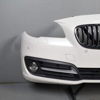 2014-2016 BMW 528i 535i 550i F10 Front Bumper Cover White 51117332681 OEM Used