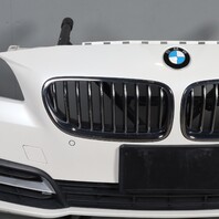 2014-2016 BMW 528i 535i 550i F10 Front Bumper Cover White 51117332681 OEM Used
