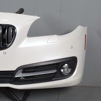 2014-2016 BMW 528i 535i 550i F10 Front Bumper Cover White 51117332681 OEM Used