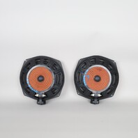 2008-2013 BMW 328i 335i M3 X1 Floor Speaker Subwoofer Pair 65139143143 OEM Used