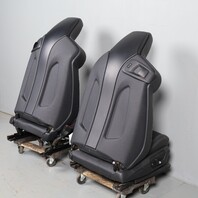 15-20 BMW M4 F82 Front Sport Seats Right Left Black Merino Leather OEM Used NOTE