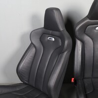 15-20 BMW M4 F82 Front Sport Seats Right Left Black Merino Leather OEM Used NOTE