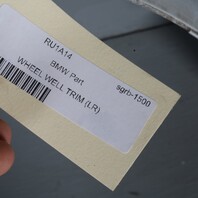 2014-2018 BMW X5 Left Rear Fender Flare Arch Flare White 51777378577 OEM Used