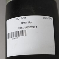 10-17 BMW 535iGT 550iGT F07 Rear Suspension Pneumatic Air Spring Pair OEM Used