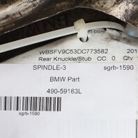 2012-2016 BMW M5 M6 Gran Coupe Rear Spindle Knuckle Hub Left OEM Used