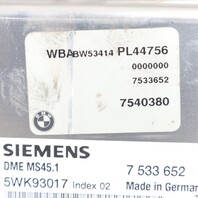 2003-2005 BMW 330i Engine Computer Module ECU DME 12147540380 OEM Used