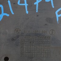 1991-1997 BMW 840i 850i E31 Front Bumper License Plate Bracket OEM 51111970901