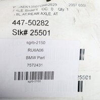 2006-2010 BMW 550i 650i 750i Rear Axle Shaft CV Joint 33207572431 OEM