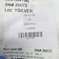2002 BMW 325i M54 Starter Motor OEM 12412354709