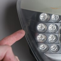 2009-2012 BMW 740i 750i Right Xenon Headlight w/o Adaptive 63117228424 OEM