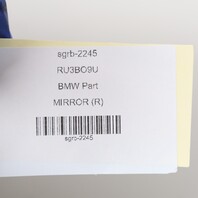 2014-2016 BMW 320i 328i 330i 335i Right Door Mirror OEM 51167345654