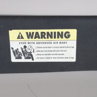 2003-2008 BMW Z4 E85 Right Passenger Sun Visor Black OEM 51167153230