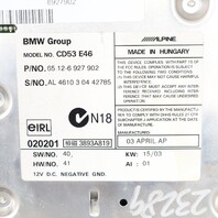 2002-2006 BMW 325i 330i M3 E46 Radio Business CD Player 65126927902 OEM Used