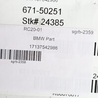 BMW 525i 528i 530i 535i 545i 550i 645i Coolant Reservoir Expansion Bottle Tank OEM Used