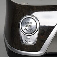 2016-2022 BMW 740i 750i 760i Center Dash Trim Wood Grey 51456992307 OEM