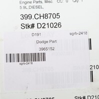 2003-2007 Ram 2500 3500 5.9 6.7 Cummins Oil Filter Housing 3965152 OEM Used