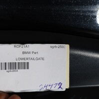 2007-2013 BMW X5 E70 Lower Trunk Tailgate Black 41627161677 OEM Used