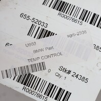 2008-2010 BMW 528i 535i 550i M5 Climate Temperature Control Panel OEM Used