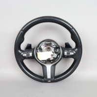 2014-2016 BMW 528i 535i Steering Wheel M-Sport Paddle Shift 32307851230 OEM Used