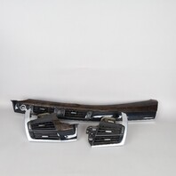 2014-2019 BMW X5 X6 Dash AC Air Vent Set Center RIght Left 64229252648 OEM Used
