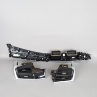 2014-2019 BMW X5 X6 Dash AC Air Vent Set Center RIght Left 64229252648 OEM Used