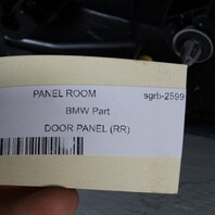 2014-2018 BMW X5 Right Rear Door Panel Black 51427370062 OEM Used