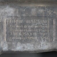 2004-2010 BMW 528i 535i 550i Suspension Plate Bracket 31116759878 OEM Used