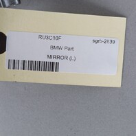 2010-2013 BMW 328i 335i Left Door Mirror Side View 51167282631 OEM Used