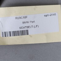 2012-2013 BMW 328i 335i M3 Coupe Left Front Seat Belt 72117284361 OEM Used