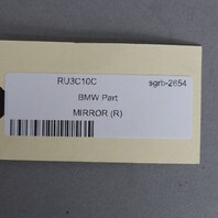 2001-2003 BMW 323i 325i 330i Sedan Right Door Mirror 51168245128 OEM Used