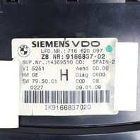 BMW 328i X1 Speedo Speedometer Instrument Cluster 62109166837 OEM Used