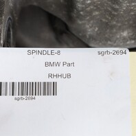 2007-2010 BMW M5 E60 Right Rear Spindle Knuckle Hub 33322283716 OEM Used