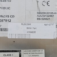 2005-2008 BMW X3 Z4 Radio Stereo Business CD Player 65124154935 OEM Used