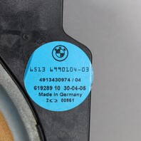 2004-2010 BMW X3 Floor Speaker Subwoofer Set Pair 65136990103 OEM Used