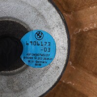 2004-2010 BMW X3 Floor Speaker Subwoofer Set Pair 65136990103 OEM Used