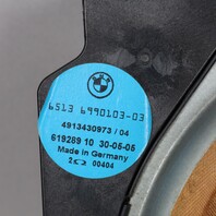 2004-2010 BMW X3 Floor Speaker Subwoofer Set Pair 65136990103 OEM Used